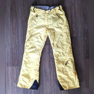 Marker Women's Ski Snow Pants - Yellow - Size Women's 12